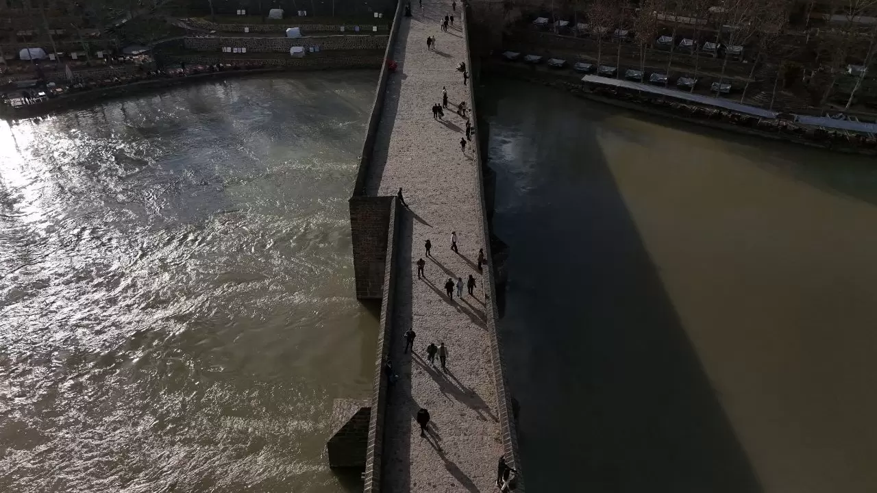 Dron ile görüntülendi 1