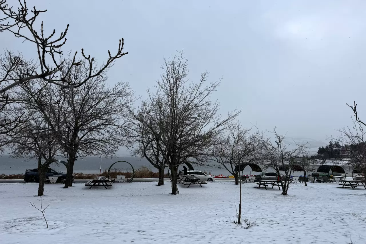Hazar Gölü'nde kış masalı: Sivrice'de karla kaplı manzaranın keyfini çıkarın 5