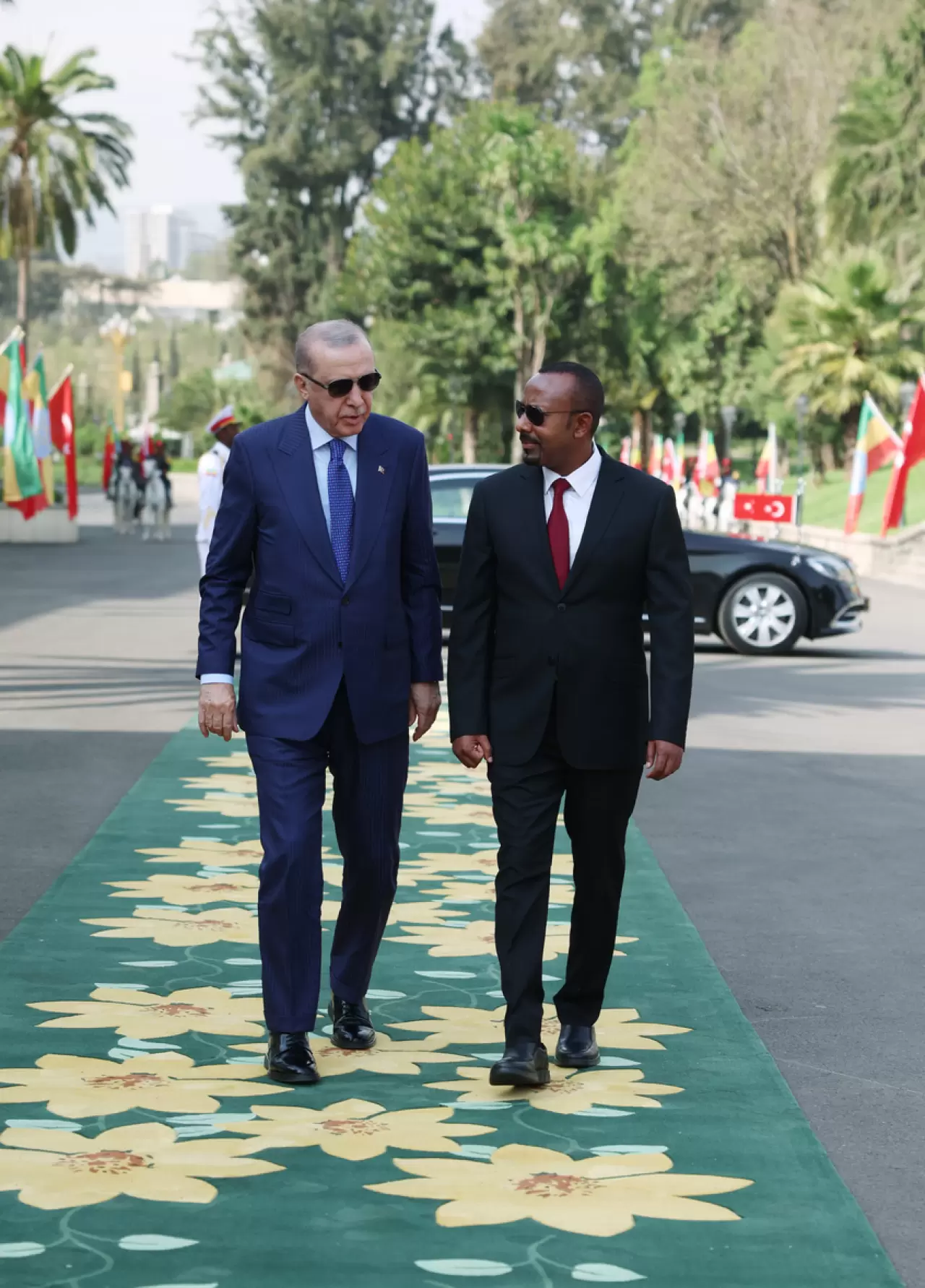 Cumhurbaşkanı Erdoğan, Etiyopya'da resmi törenle karşılandı 5