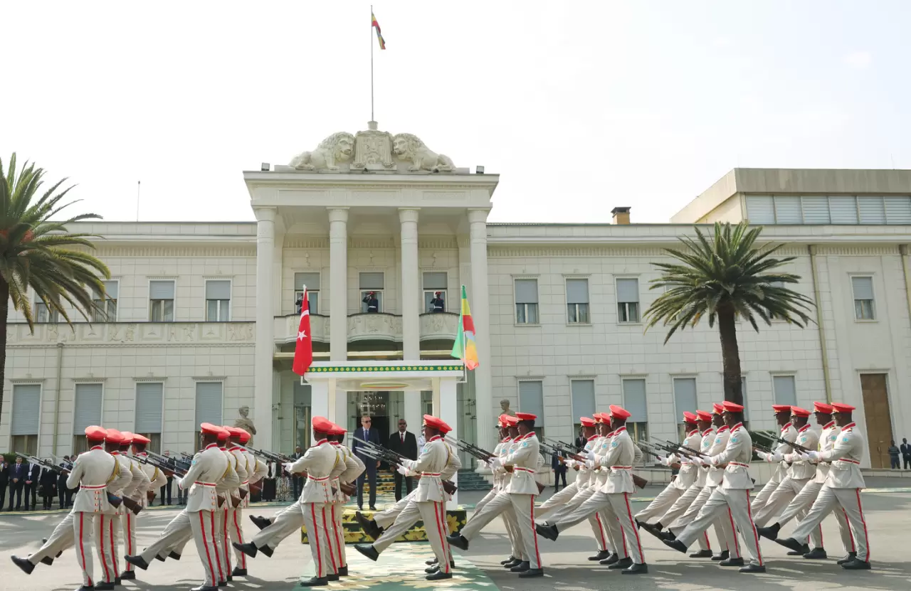 Cumhurbaşkanı Erdoğan, Etiyopya'da resmi törenle karşılandı 1
