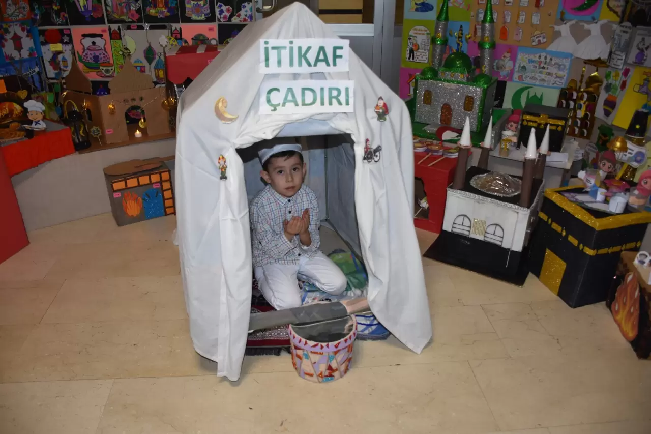 Gaziantep'te anasınıfı öğrencilerinden 'Hoş Geldin Ramazan' etkinliği 5