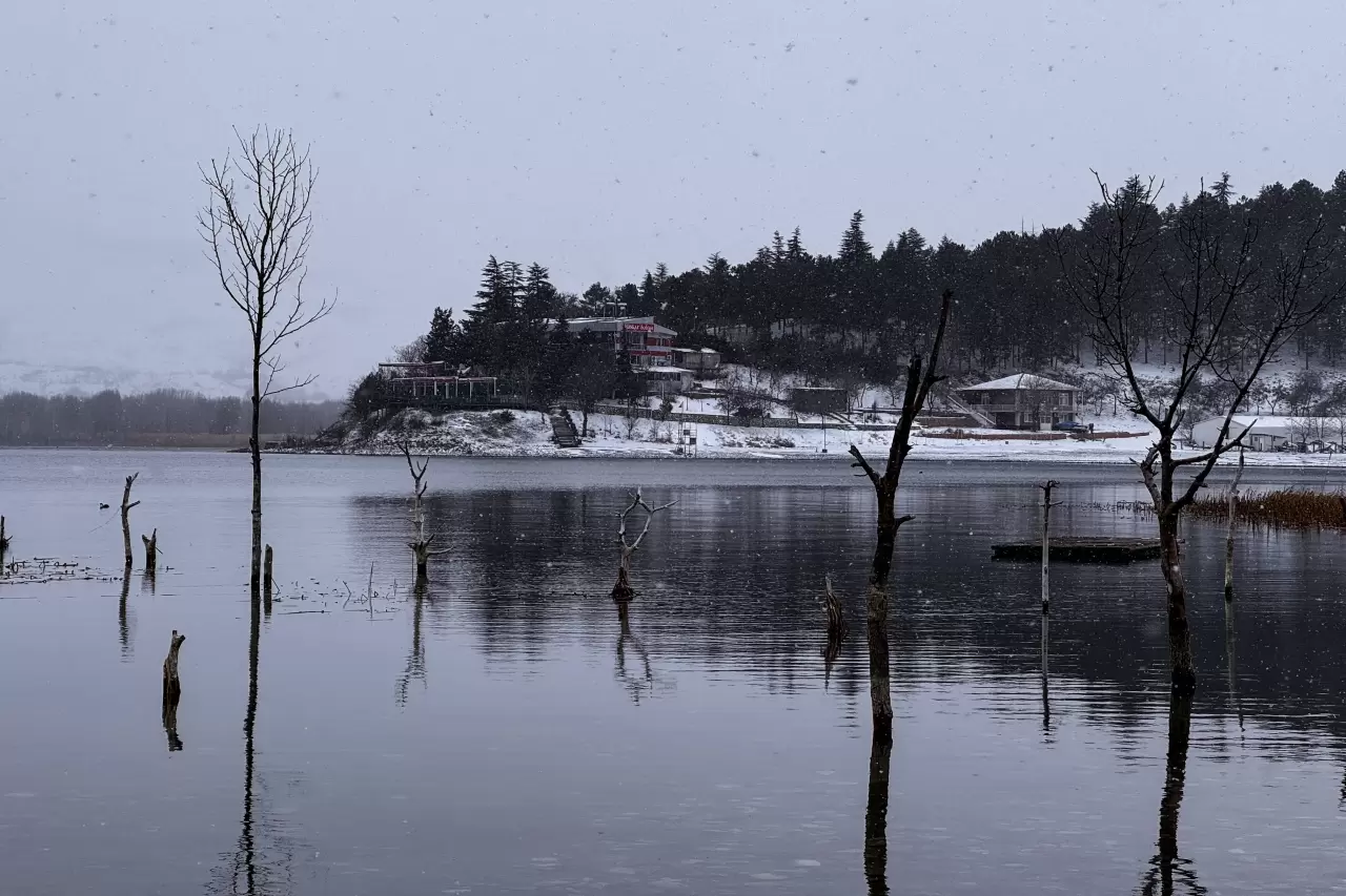 Hazar Gölü'nde kış masalı: Sivrice'de karla kaplı manzaranın keyfini çıkarın 3