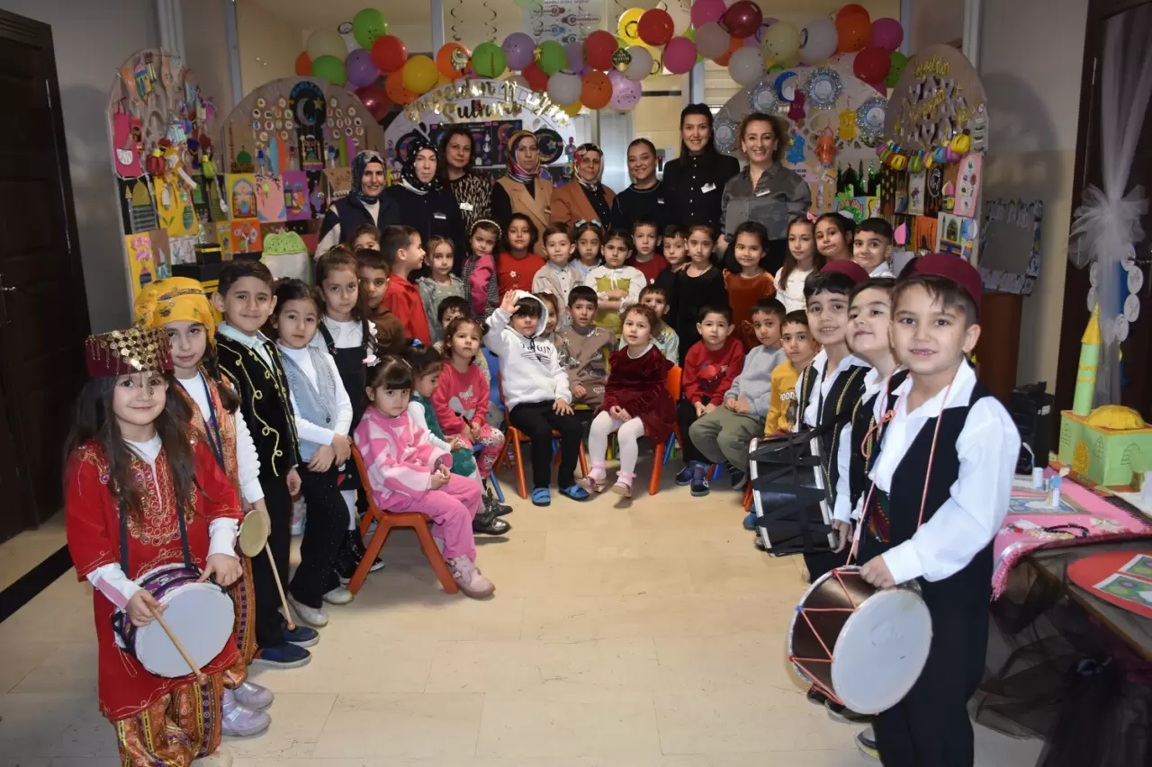 Gaziantep'te anasınıfı öğrencilerinden 'Hoş Geldin Ramazan' etkinliği 2