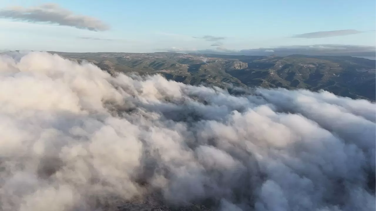 Toros Dağları’nın eteklerinde 'sis denizi' 6