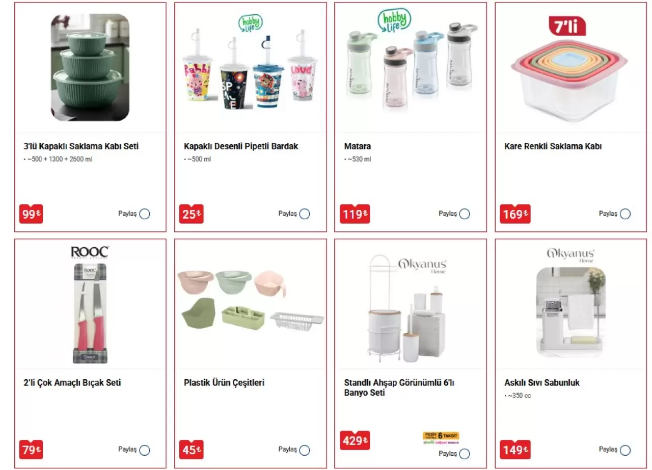 Yarı fiyatına çeyiz dizdiren liste: 27 Mart 2026 BİM aktüel ürünlerde bu hafta neler var? 8