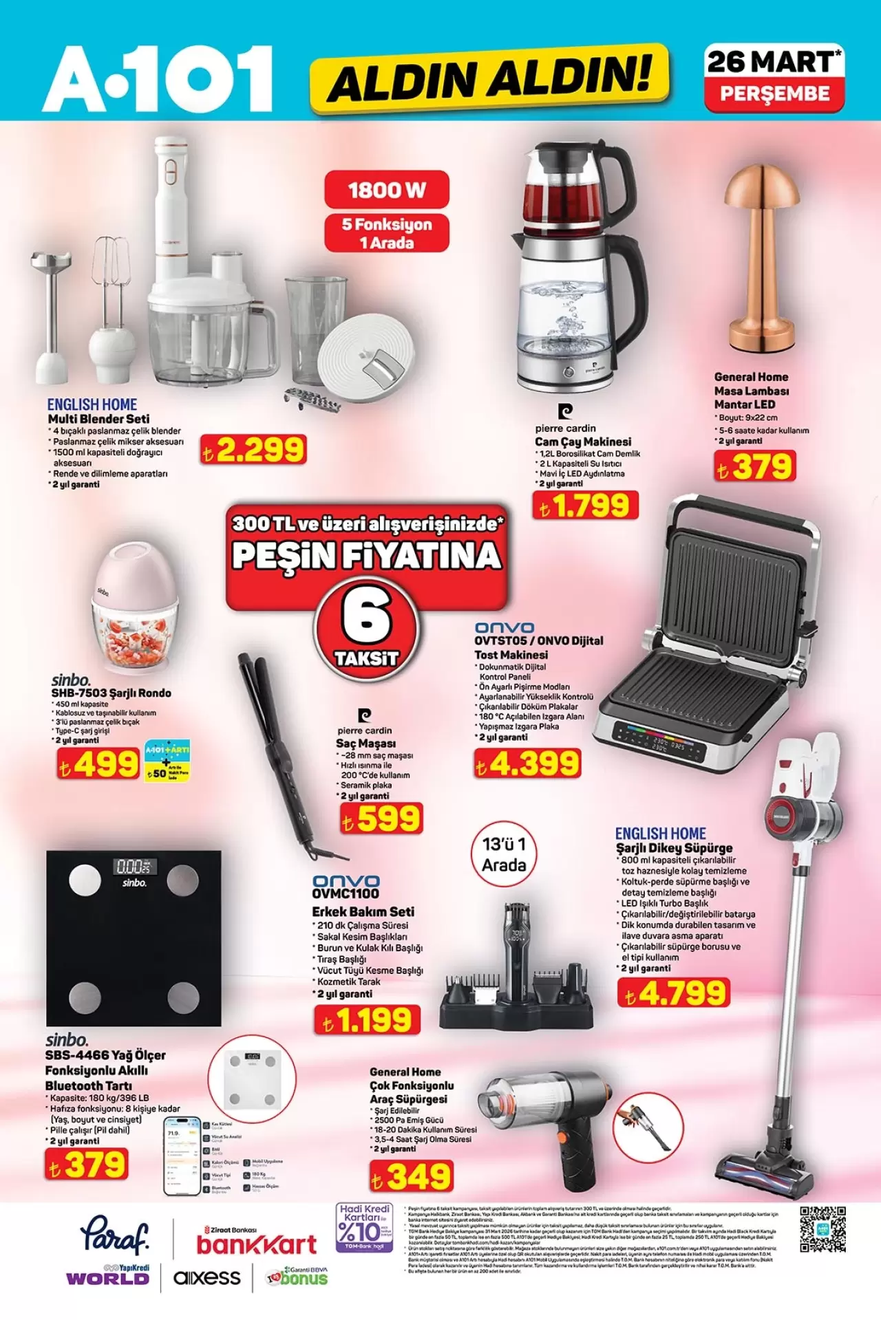 İnternet fiyatının yarısına! A101 26 Mart 2026 aktüel ürünlerde gaming koltuk ve masa sürprizi 4