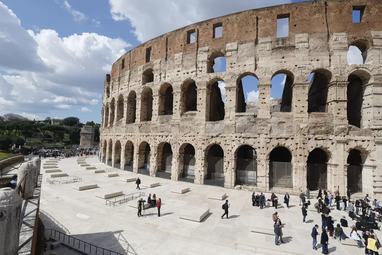 Kolezyum'un güney koridorları yeniden ziyarete açıldı 1