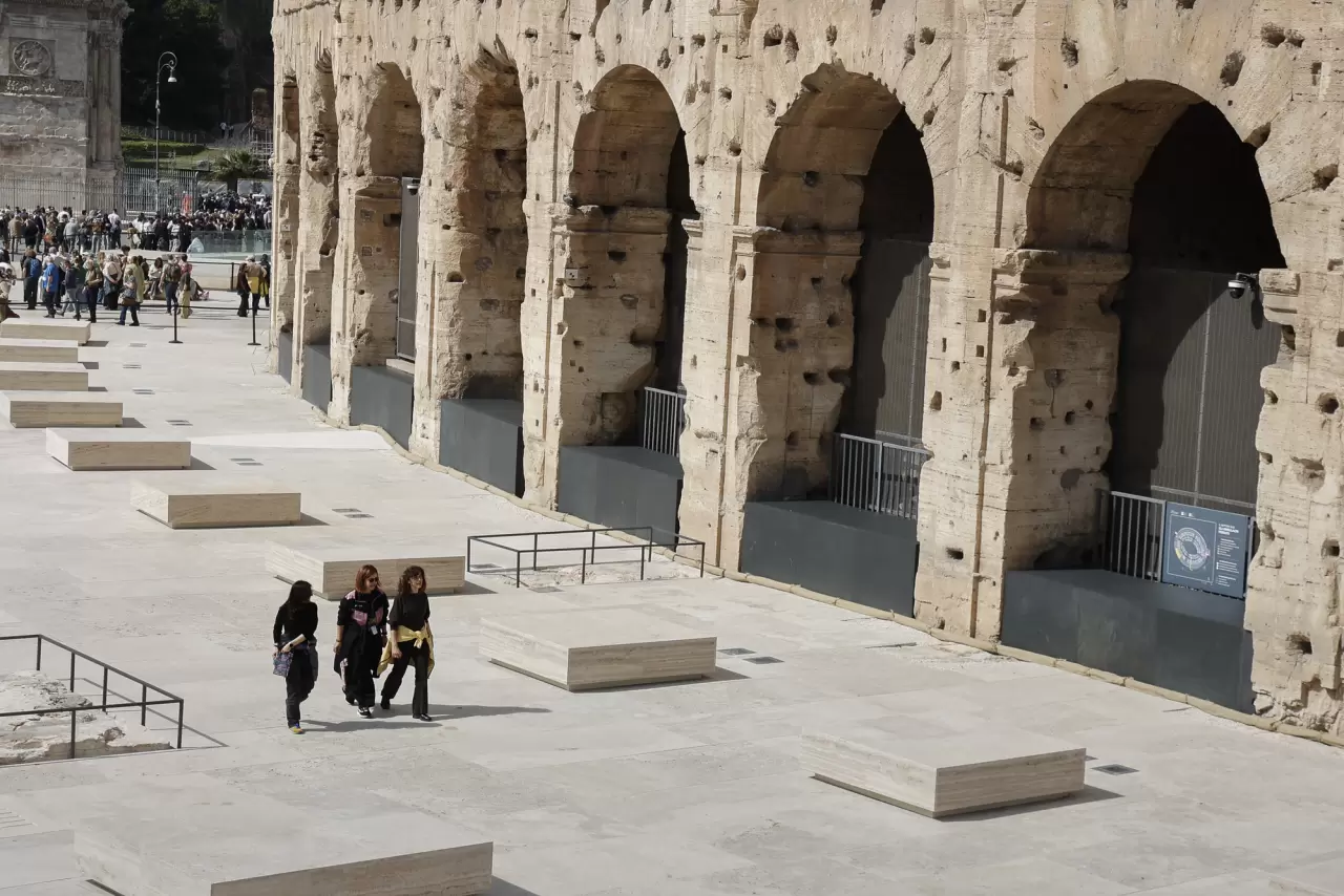 Kolezyum'un güney koridorları yeniden ziyarete açıldı 5