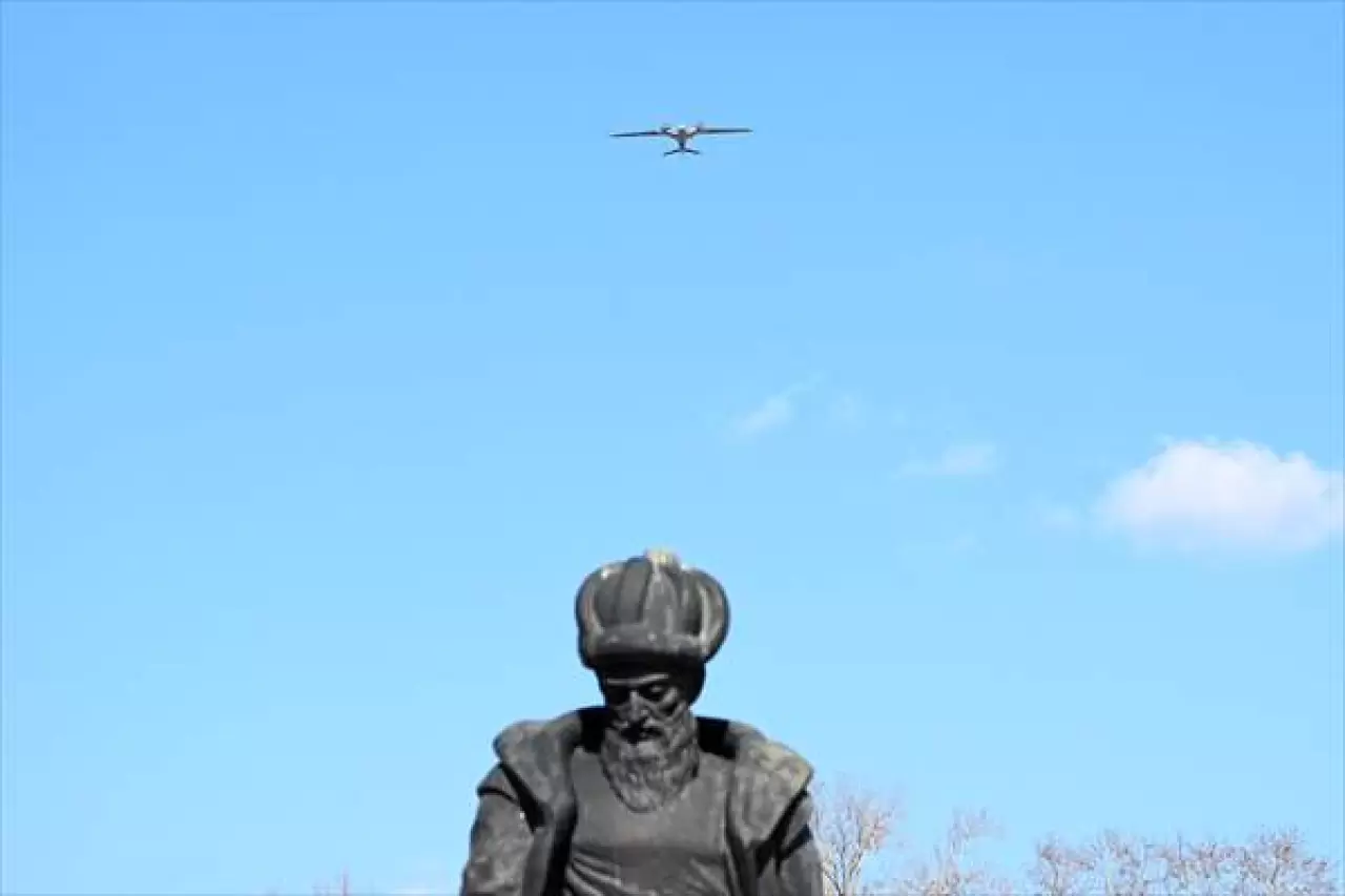 F-16'lar ve Bayraktar Akıncı göklerde! Edirne'de tören öncesi nefes kesen prova 3