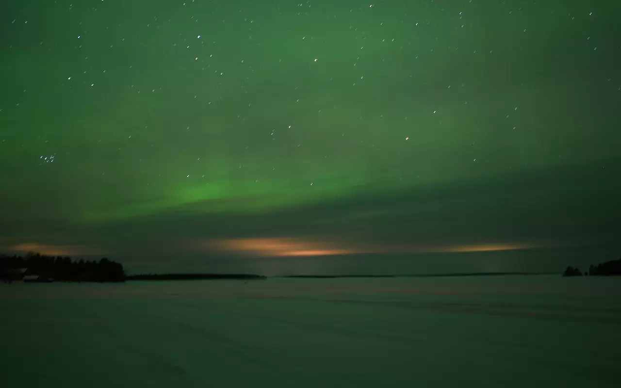 Kuzey ışıklarının Finlandiya'daki görüntüsü mest etti 4