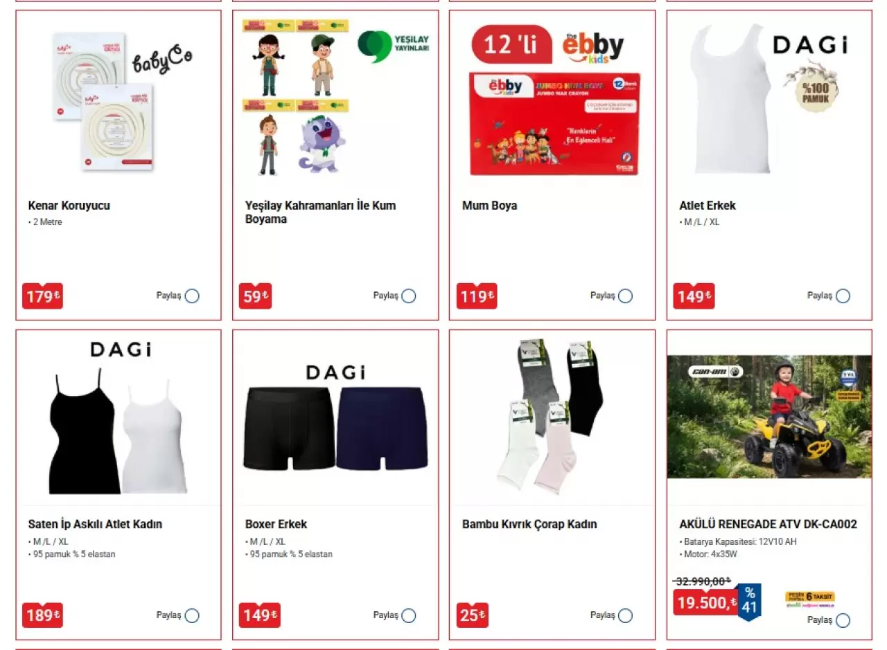 3 Nisan 2026 BİM aktüel ürünlerde şov var! Akülü Chevrolet Camaro ve Range Rover Sürprizi! 11