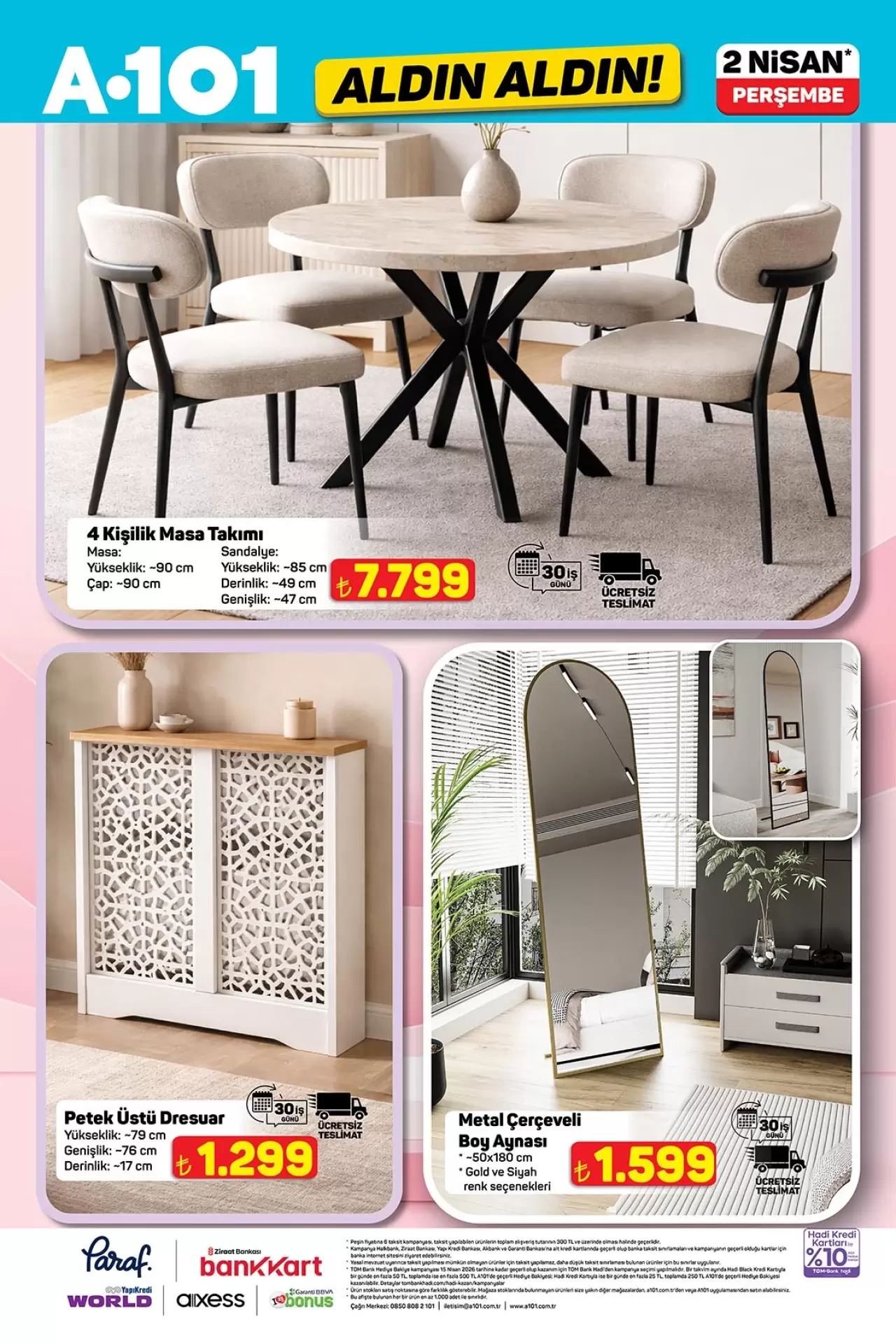 2 Nisan 2026 A101 aktüel ürünlerde tarihi indirim: Yarı fiyatına Philips TV ve milyonluk forklift! 7