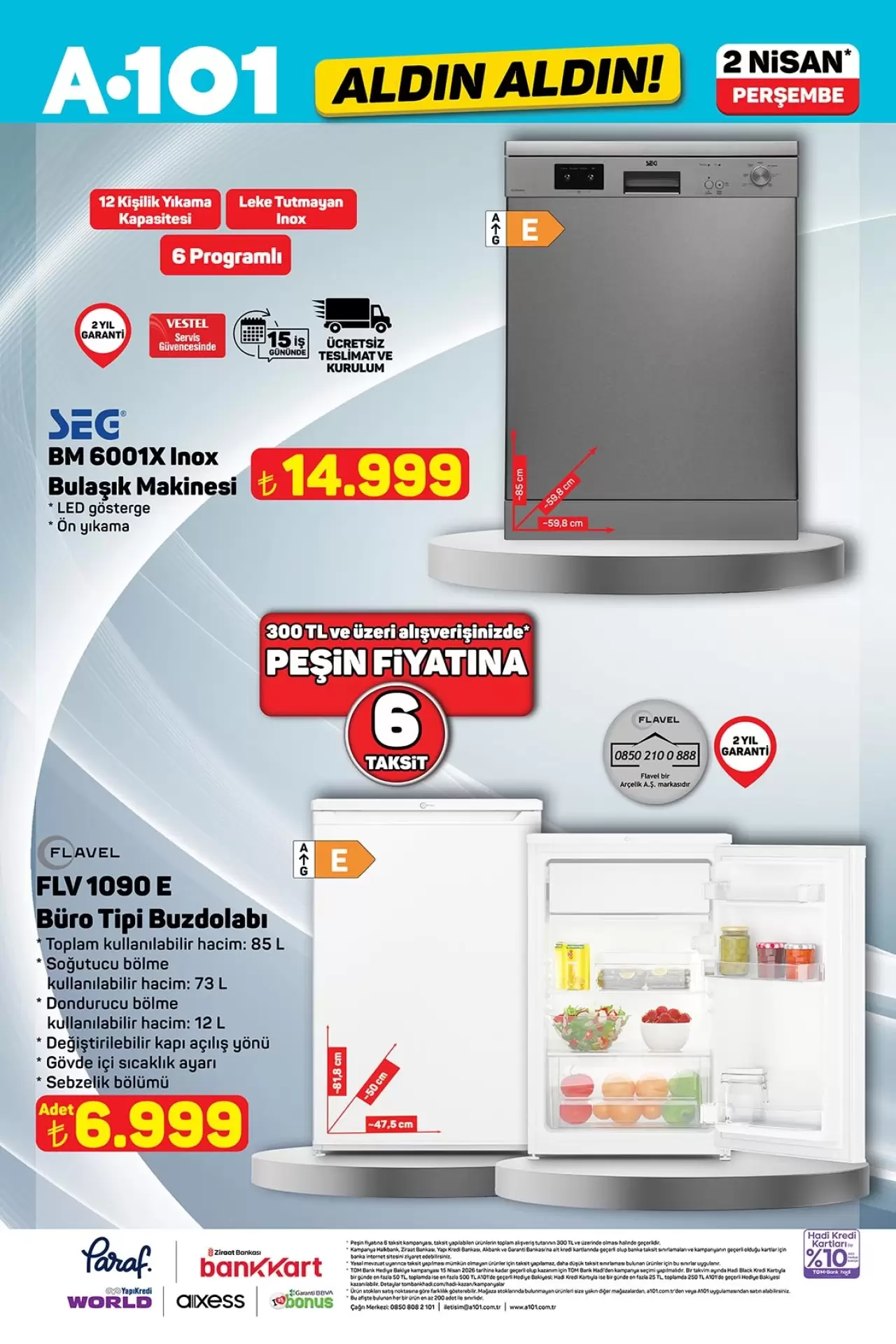 2 Nisan 2026 A101 aktüel ürünlerde tarihi indirim: Yarı fiyatına Philips TV ve milyonluk forklift! 4