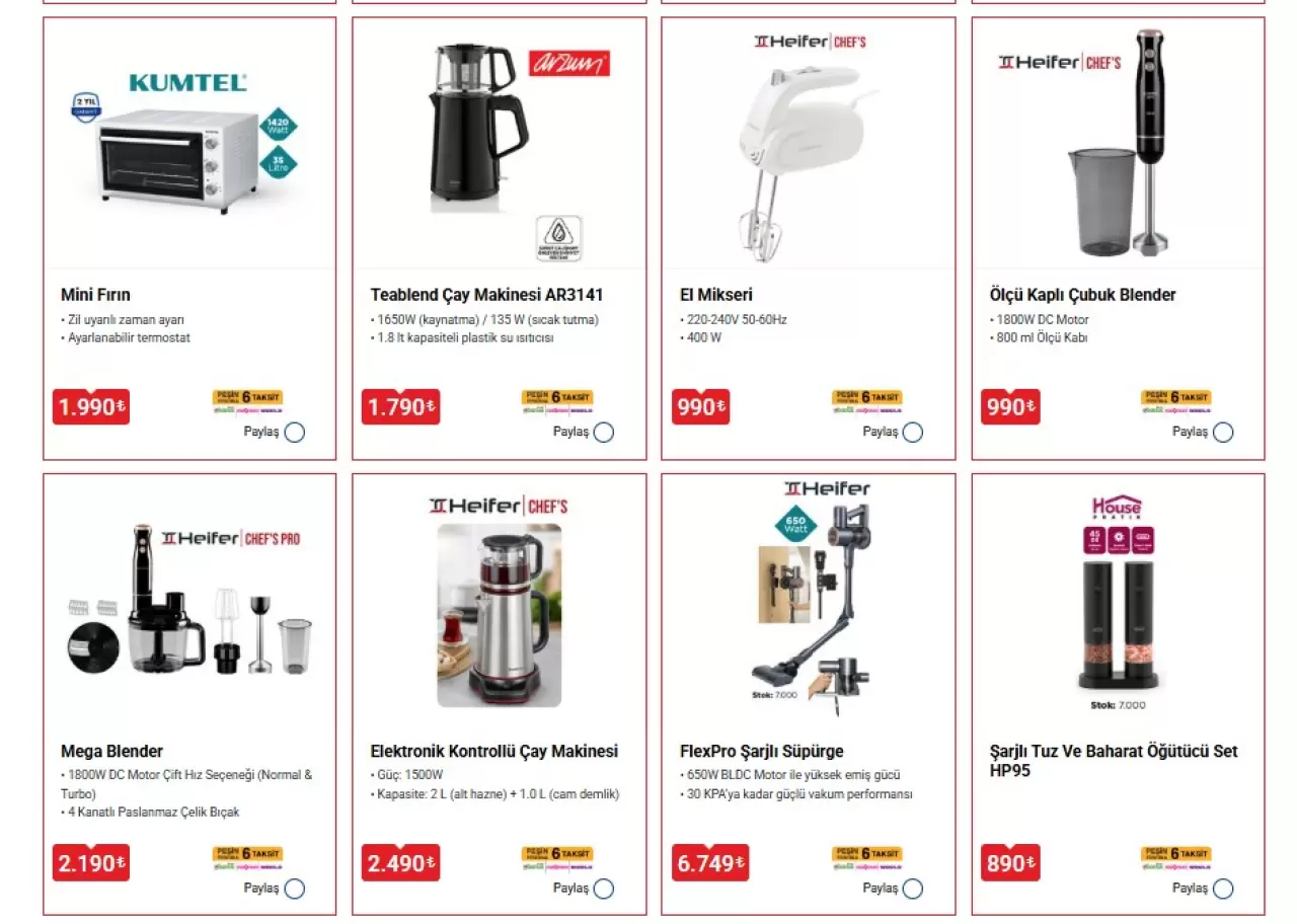 Yarı fiyatına çeyiz dizdiren liste: 27 Mart 2026 BİM aktüel ürünlerde bu hafta neler var? 4