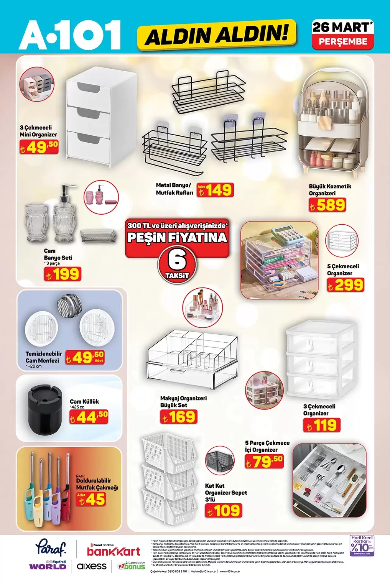 İnternet fiyatının yarısına! A101 26 Mart 2026 aktüel ürünlerde gaming koltuk ve masa sürprizi 7