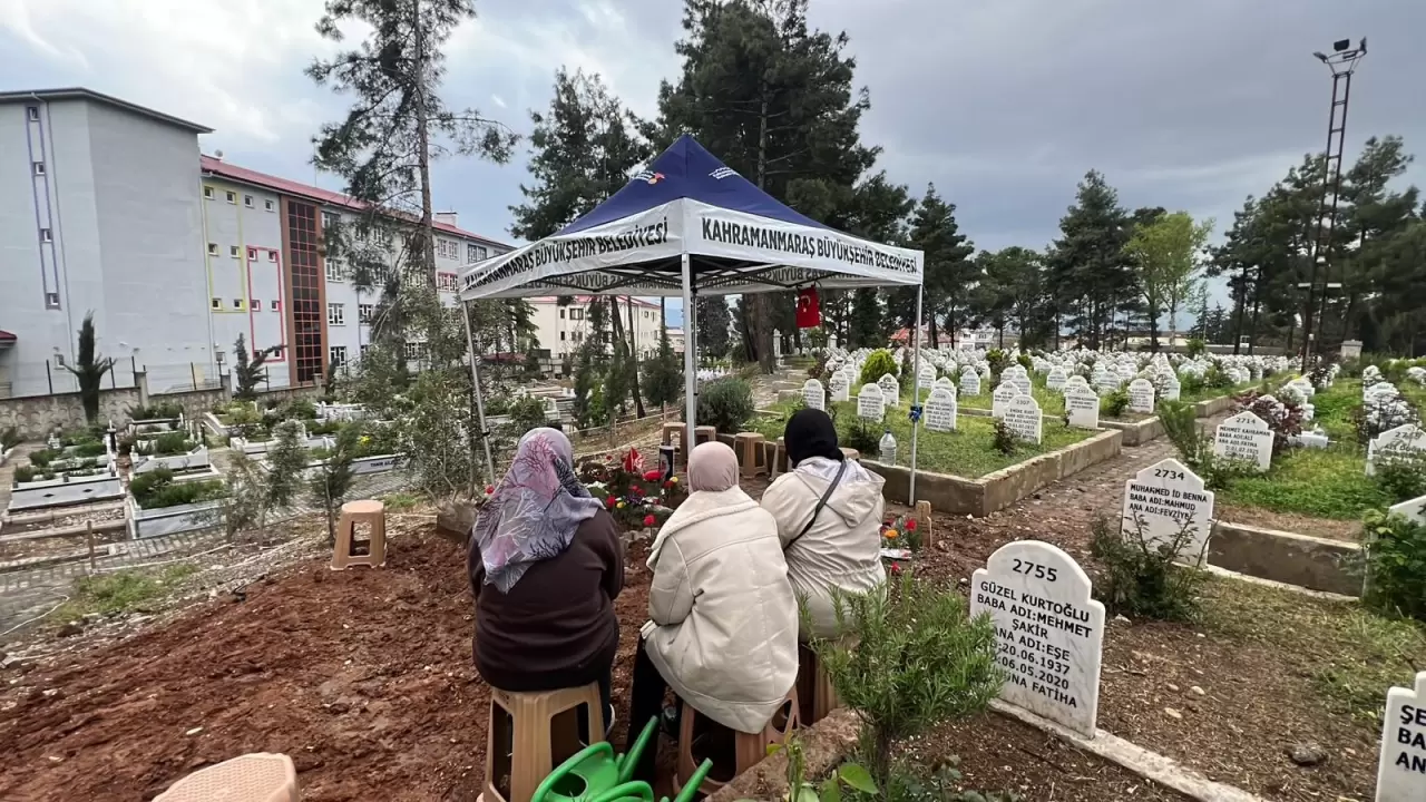 Kahramanmaraş Şeyh Adil Mezarlığı'nda hüzünlü ziyaret: Okul saldırısı kurbanı Kerem Erdem Güngör dualarla anıldı 3