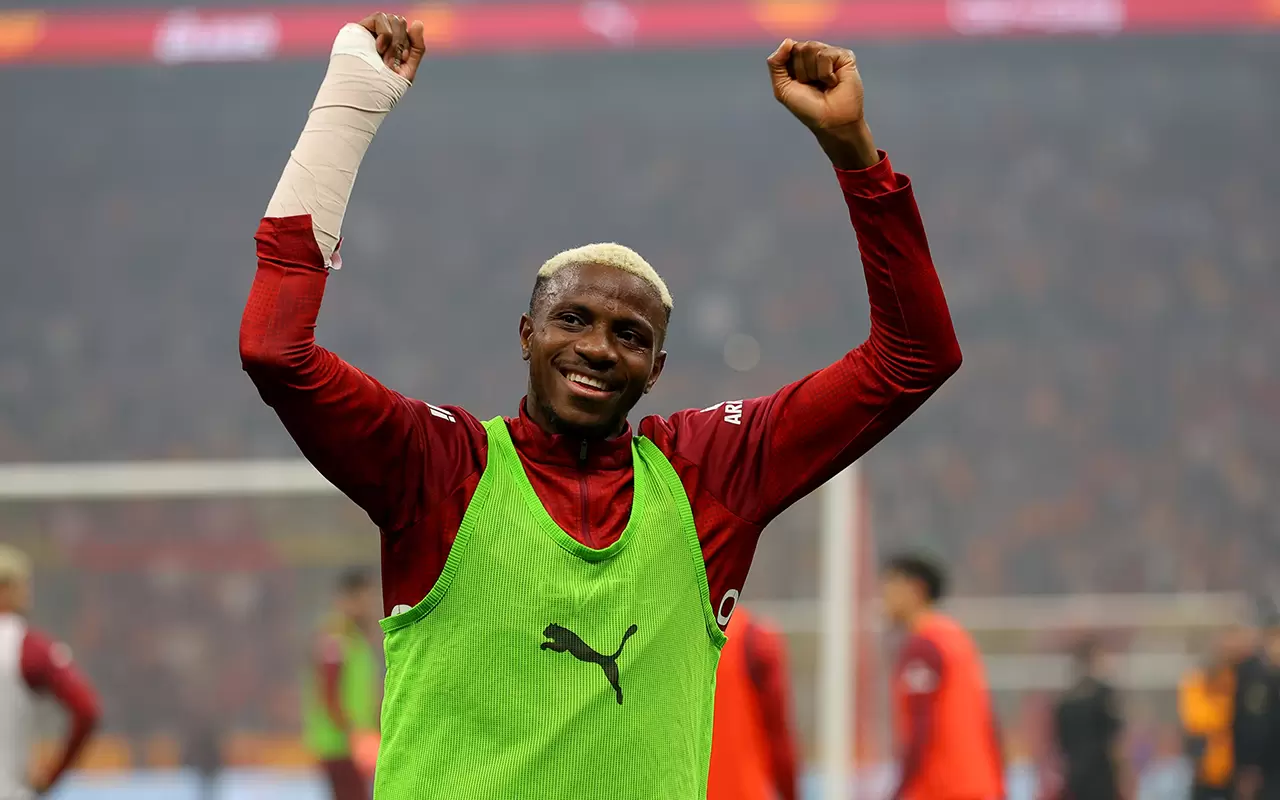 Galatasaray'ın şampiyonluk idmanında görsel şölen! 7