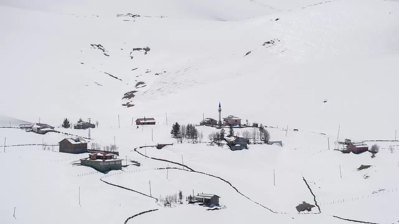 2 Bin 200 Rakımda kar manzarası 7