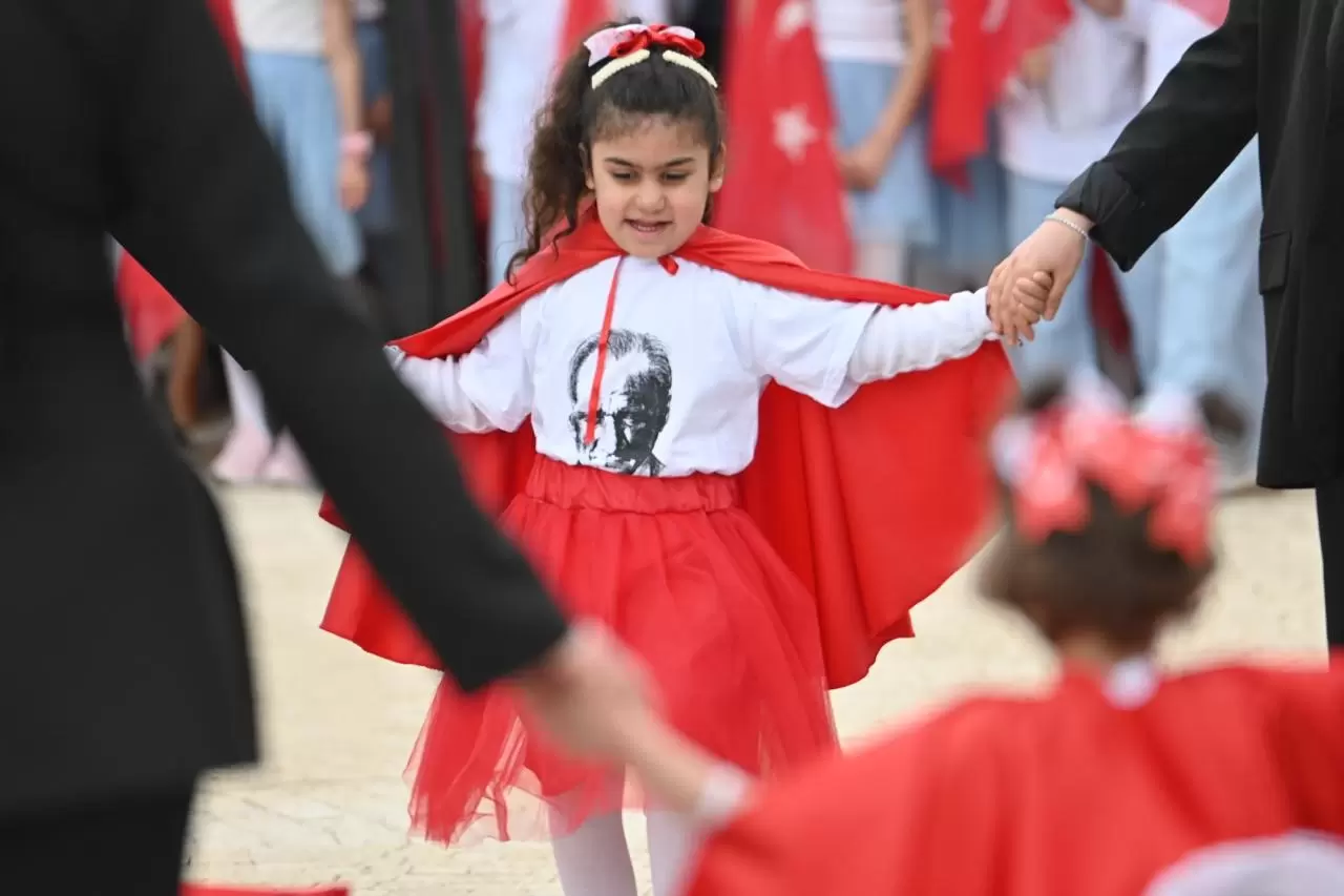 Iğdır’da 106. yıl coşkusu! 100. Yıl Kütüphanesi önünde görkemli tören 2