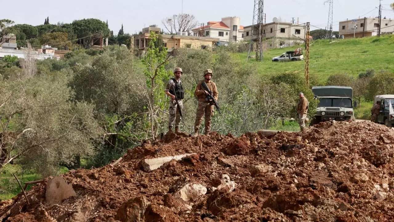 Lübnan Ordusu Mercayun-Hasbaya yolunu yeniden ulaşıma açtı 5