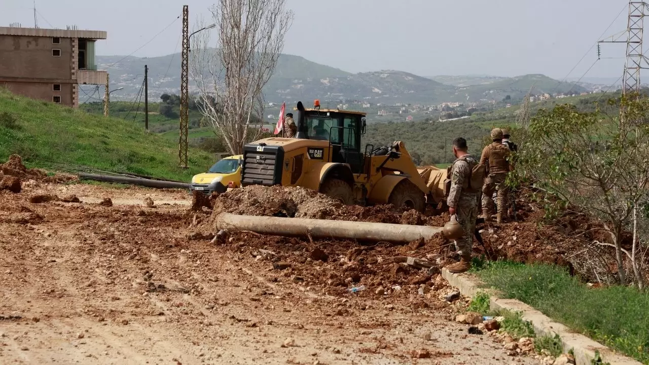 Lübnan Ordusu Mercayun-Hasbaya yolunu yeniden ulaşıma açtı 8