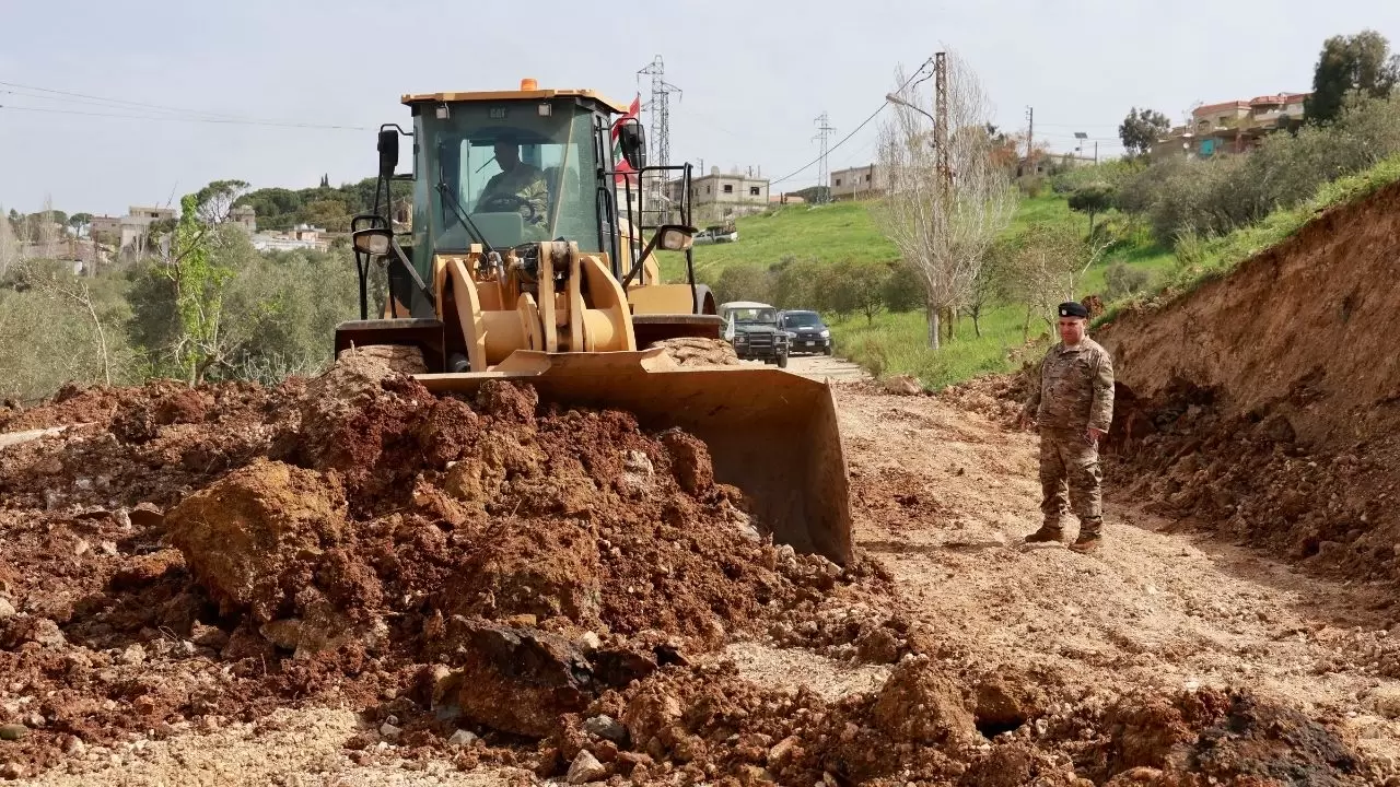 Lübnan Ordusu Mercayun-Hasbaya yolunu yeniden ulaşıma açtı 4