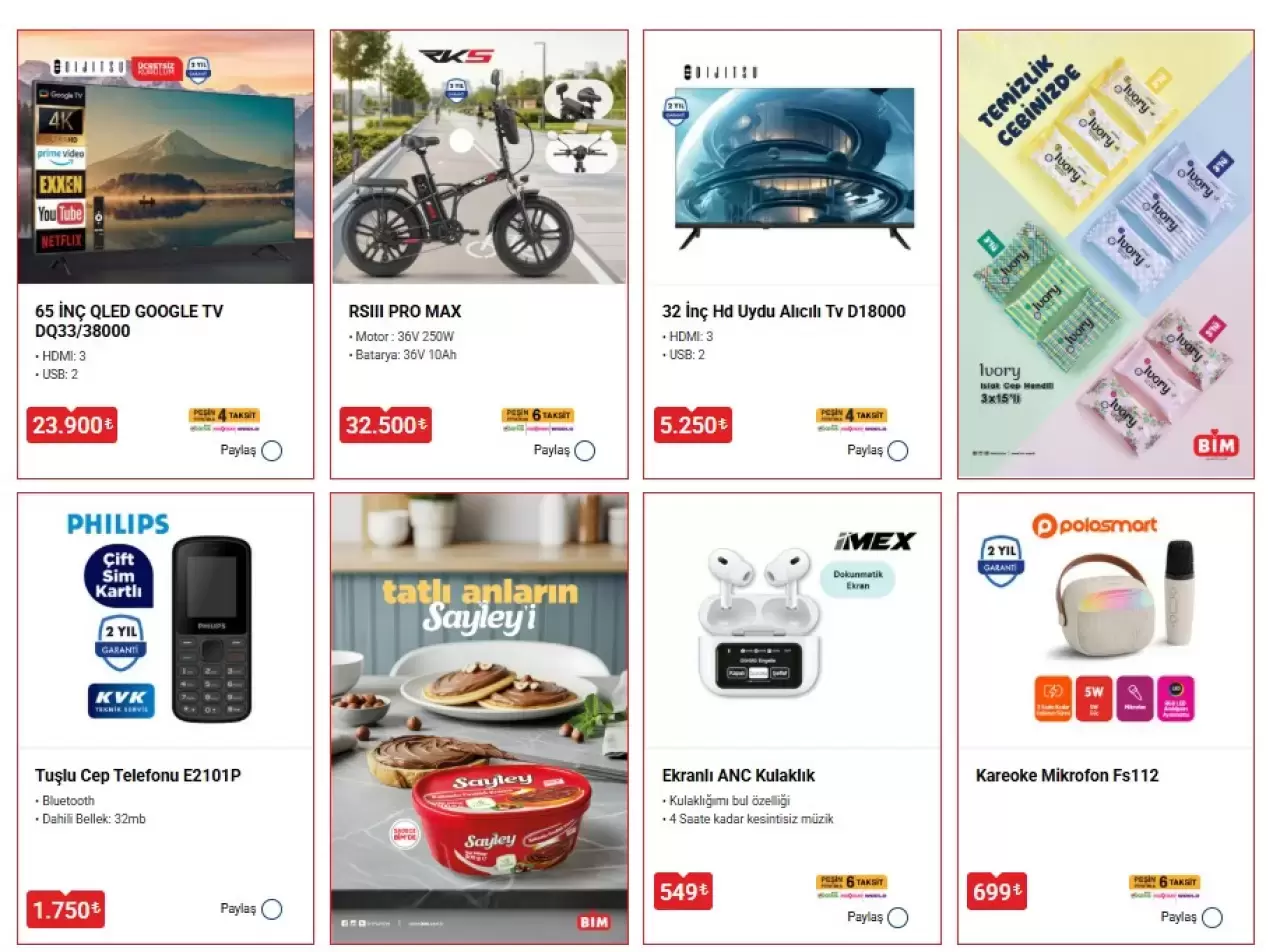 Piyasanın çok altında! 17 Nisan BİM aktüel ürünlerde katlanabilir elektrikli bisiklet fırsatı 1