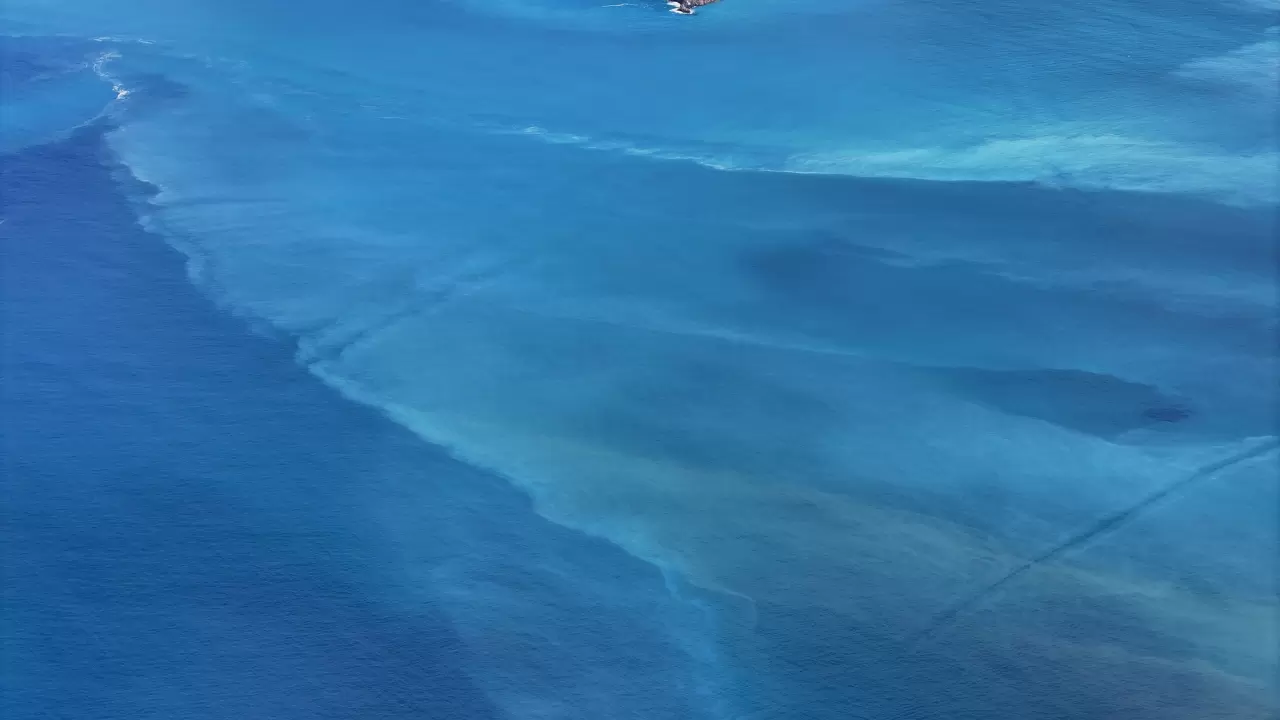 Ölüdeniz turkuaz rengine büründü 5