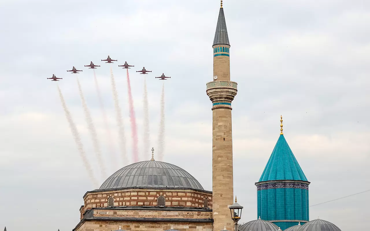 Türk Yıldızları, Konya'da nefes kesti 4