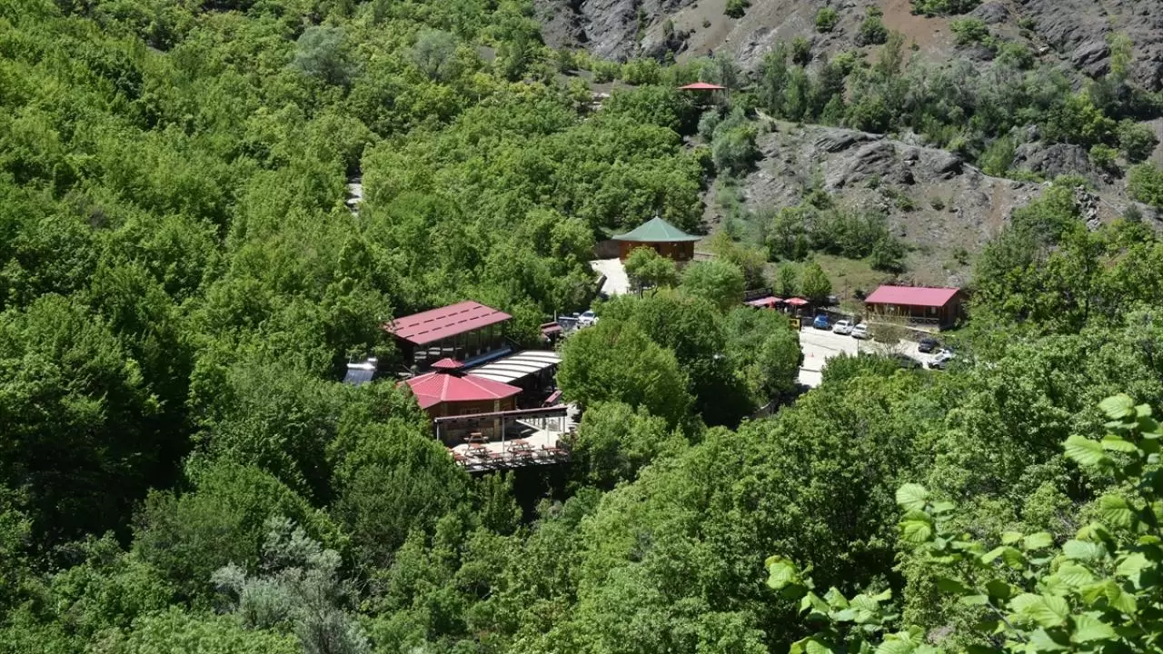 Kırk gözeler olarak biliniyor! Türkiye'nin doğal güzelliği Tomara Şelalesi'ne ziyaretçi akını 3