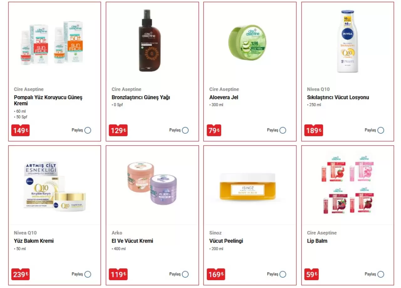 19 Mayıs BİM aktüel! Güneş kremlerinde (Sebamed, Nivea, Sinoz) stok bitirecek indirim başlıyor! 8
