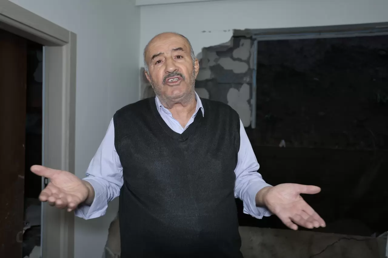 Nevşehir'de sabaha karşı dehşet! 'Yıldırım düştü sandık, istinat duvarı evimize girdi' 7