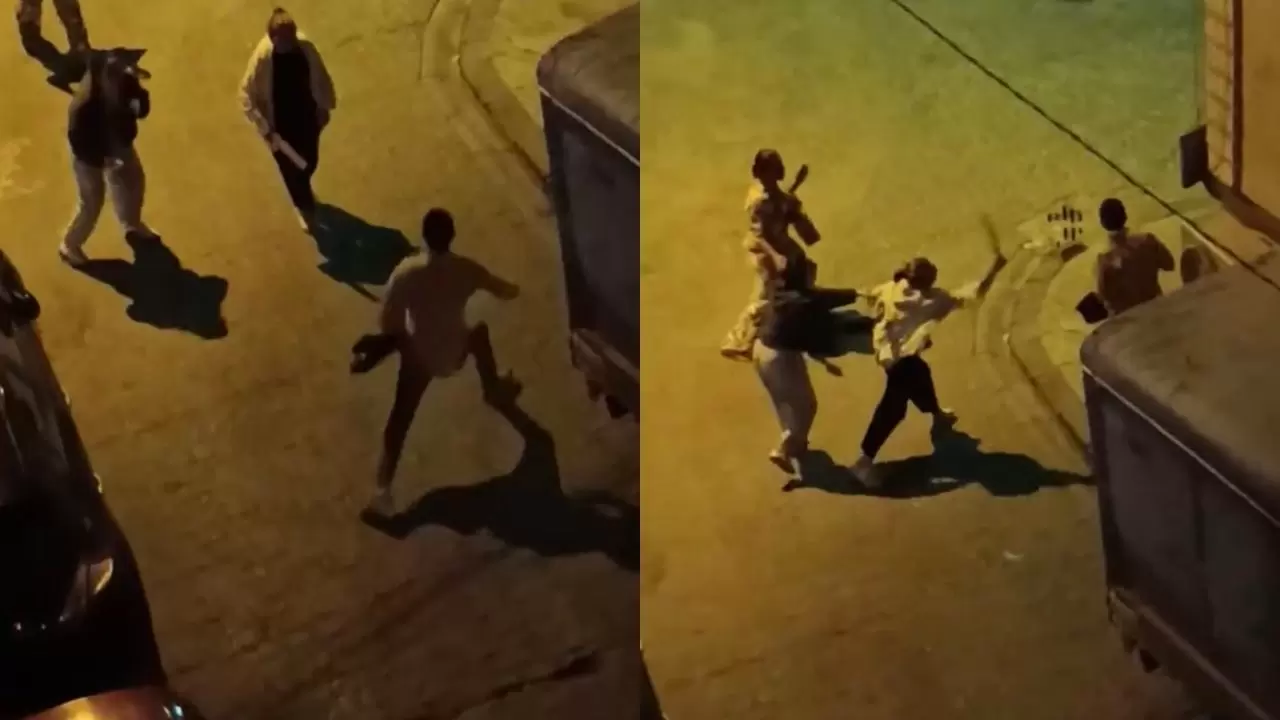 Beyoğlu'nda silahlı saldırı anı kamerada: Tartıştığı genç kızın babasını yaraladı! 4
