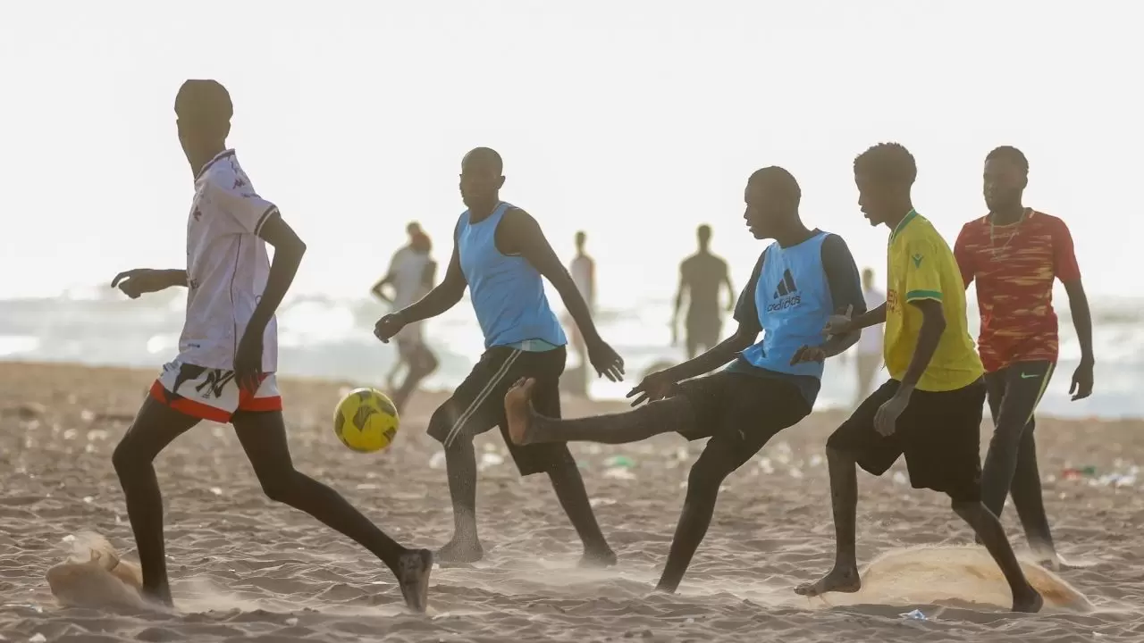 Senegal'de Dünya Kupası heyecanı sahillere taştı 4