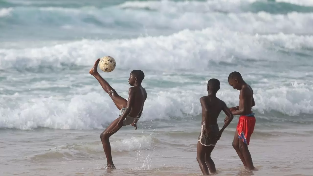Senegal'de Dünya Kupası heyecanı sahillere taştı 13