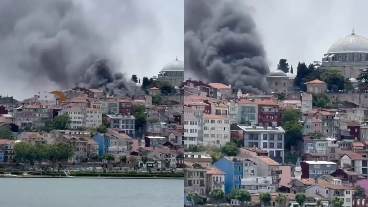 İstanbul Fatih'te korkutan yangın 3