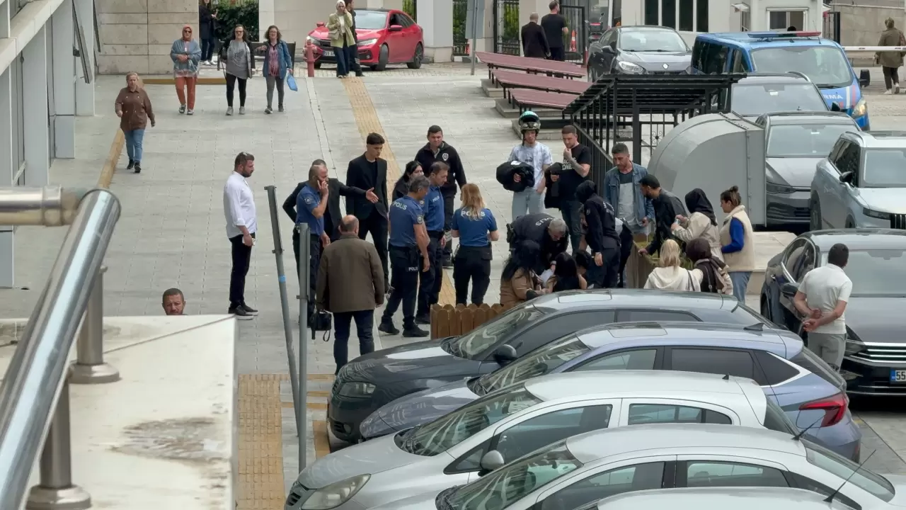 Duruşma çıkışı hem intihar girişimi hem meydan kavgası 1
