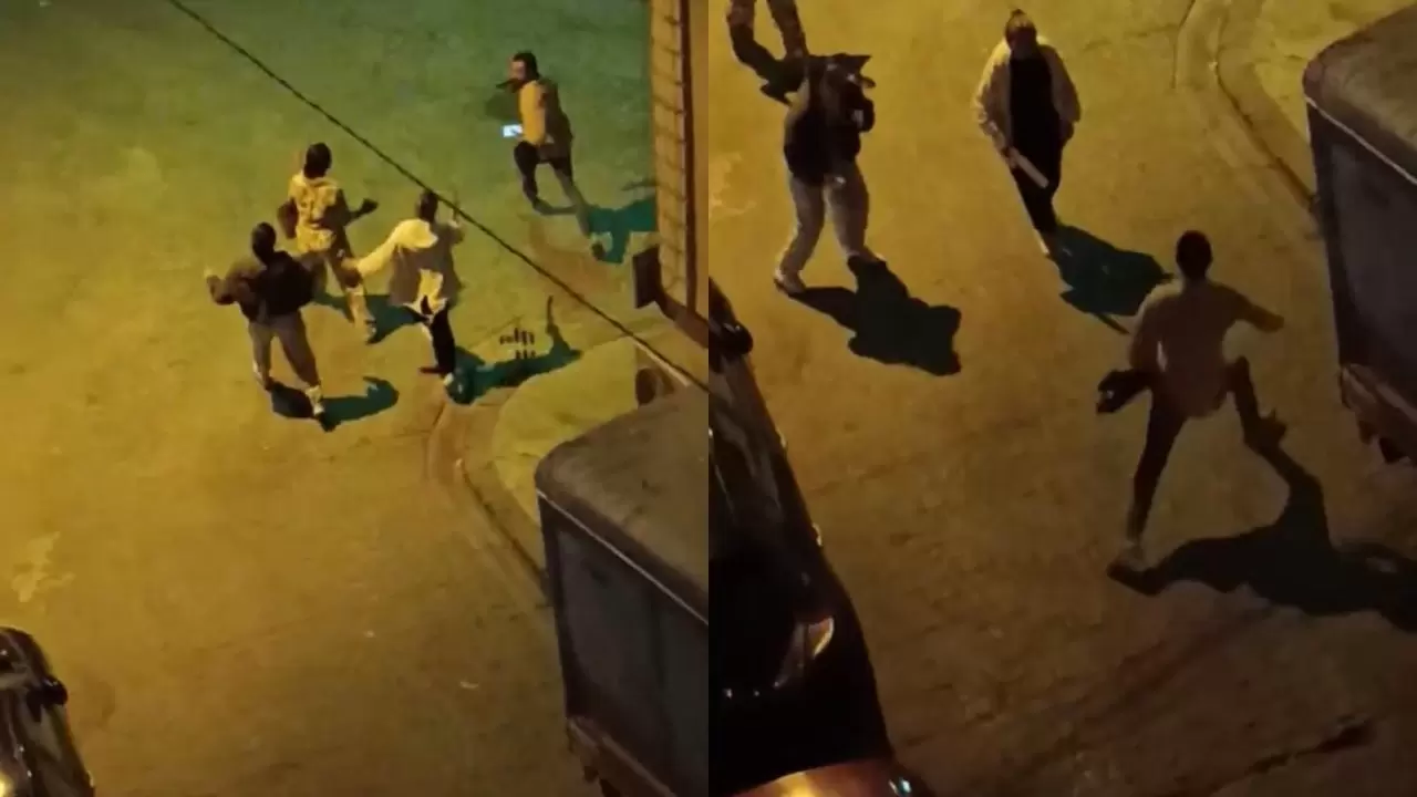 Beyoğlu'nda silahlı saldırı anı kamerada: Tartıştığı genç kızın babasını yaraladı! 5