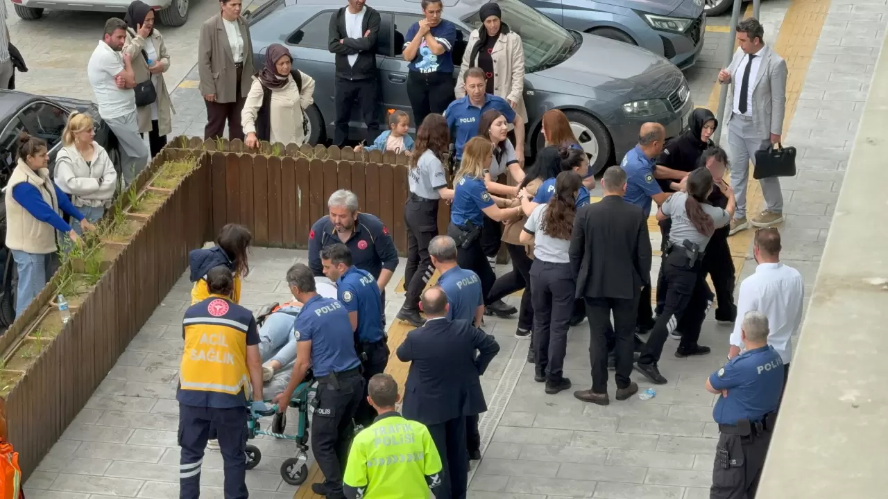 Duruşma çıkışı hem intihar girişimi hem meydan kavgası 3