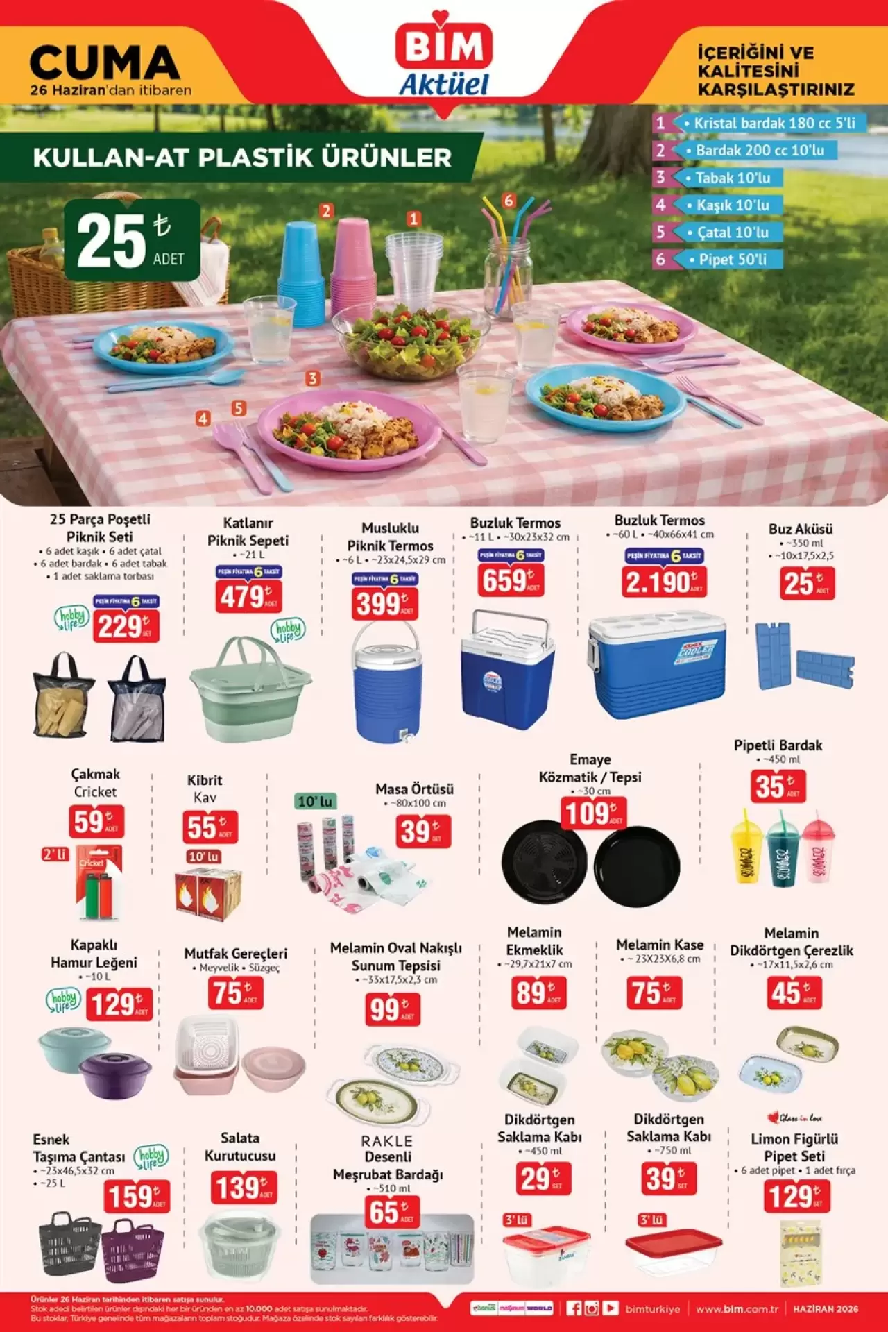 26 Haziran BİM aktüel ürünler burada! Yarın tam otomatik espresso makinesi geliyor... 5