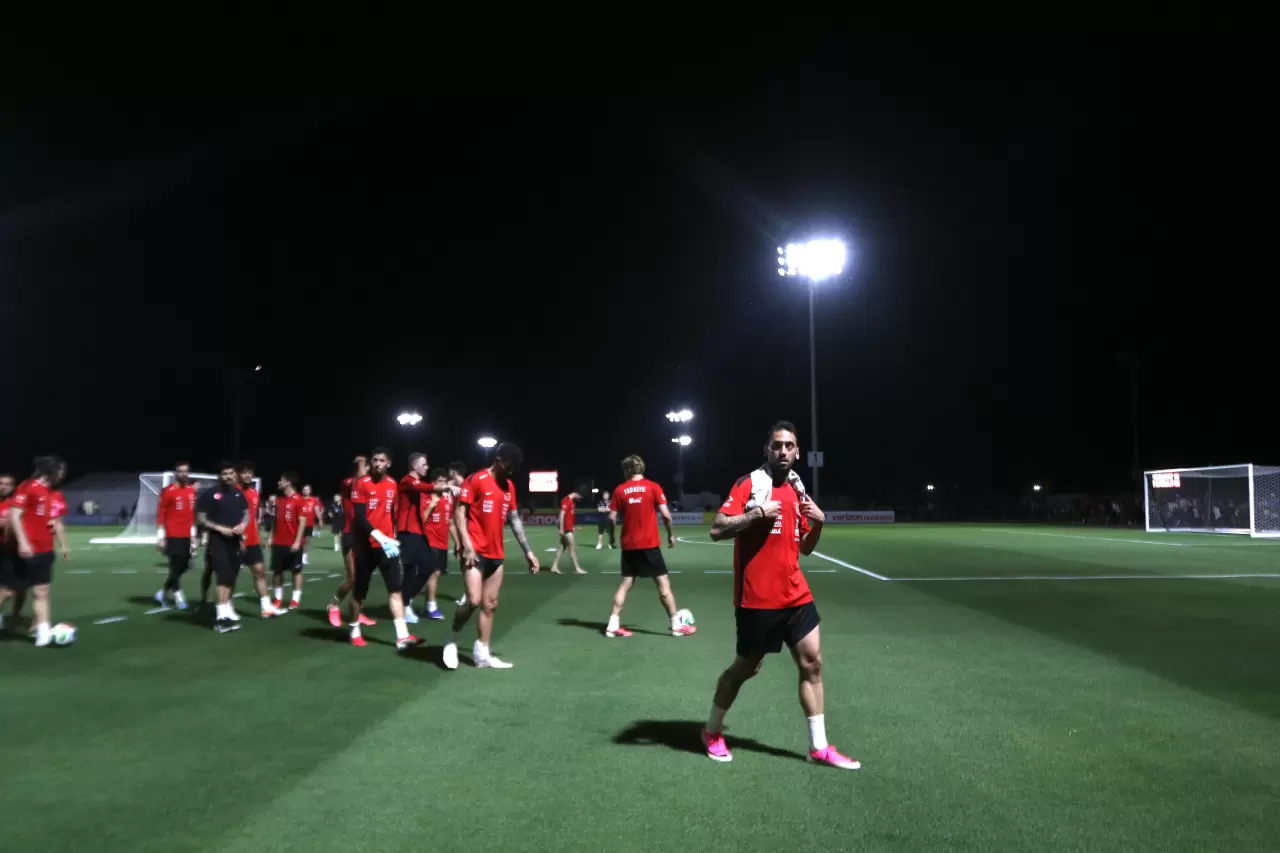 Milli Takım'da Arizona Kampı: Taraftarlara açık ilk antrenman tamamlandı 1