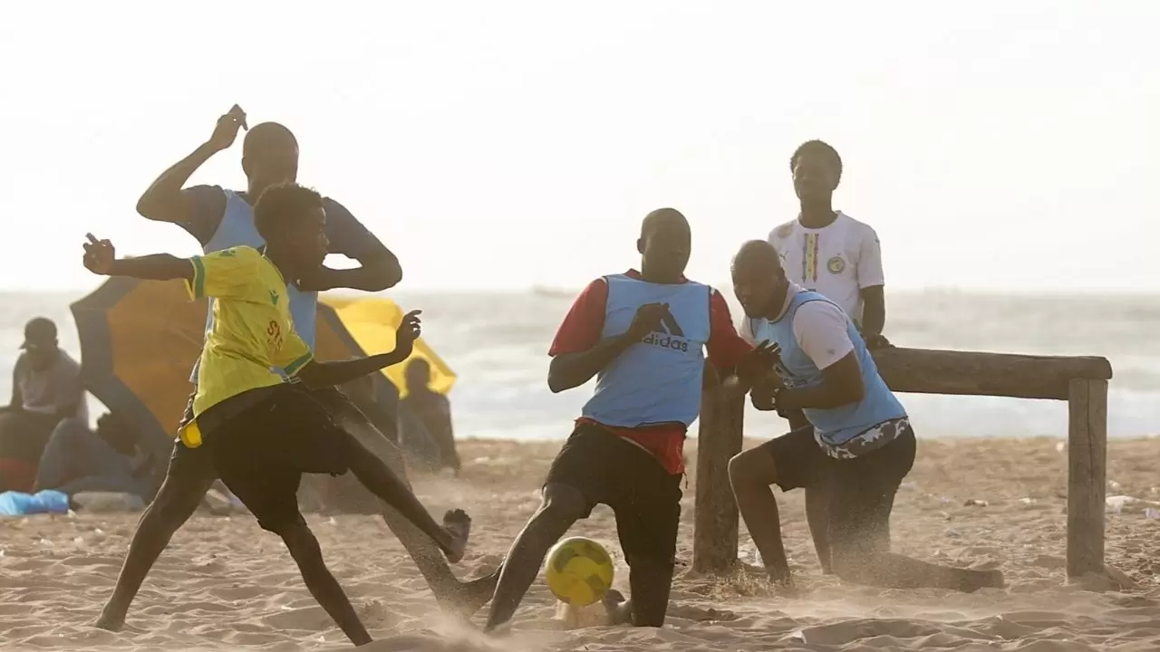 Senegal'de Dünya Kupası heyecanı sahillere taştı 7