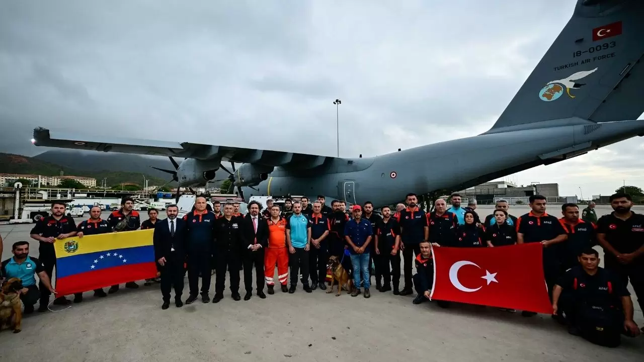 Deprem bölgesine Türkiye'den destek! AFAD, UMKE ve TSK Venezuela'da 6