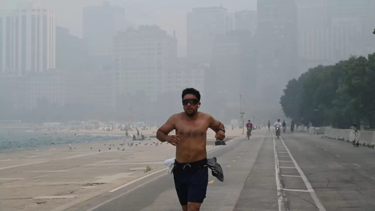 Chicago'da hava kirliliği alarmı: Tehlikeli seviyeye ulaştı 16