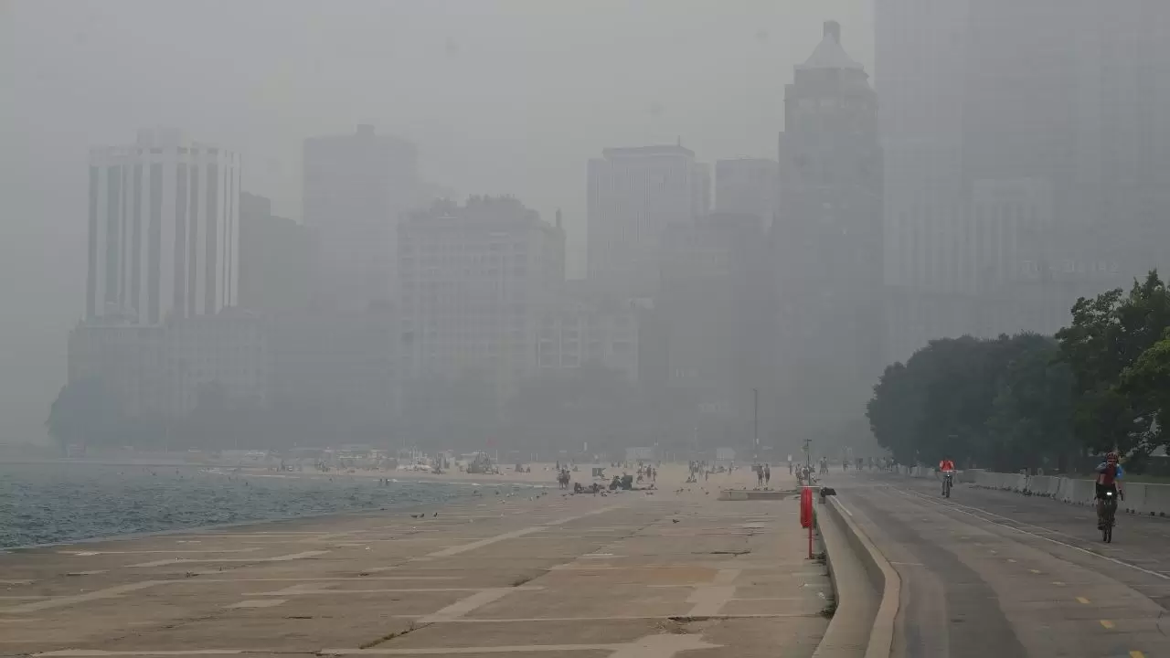 Chicago'da hava kirliliği alarmı: Tehlikeli seviyeye ulaştı 14