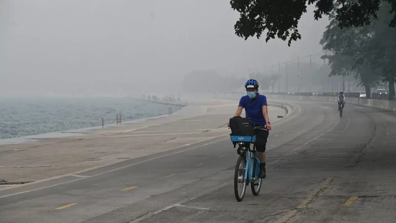 Chicago'da hava kirliliği alarmı: Tehlikeli seviyeye ulaştı 6