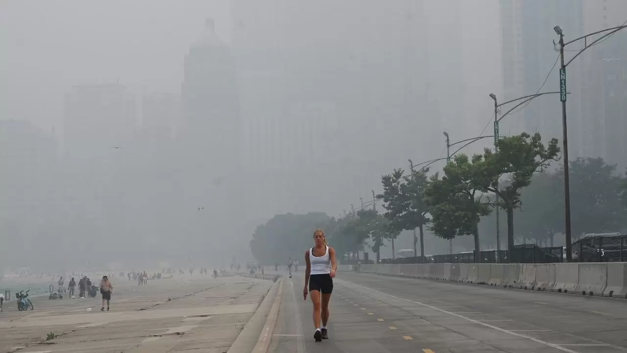 Chicago'da hava kirliliği alarmı: Tehlikeli seviyeye ulaştı 9