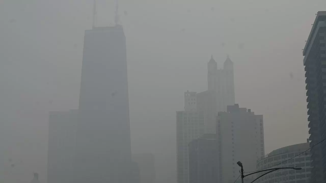 Chicago'da hava kirliliği alarmı: Tehlikeli seviyeye ulaştı 12