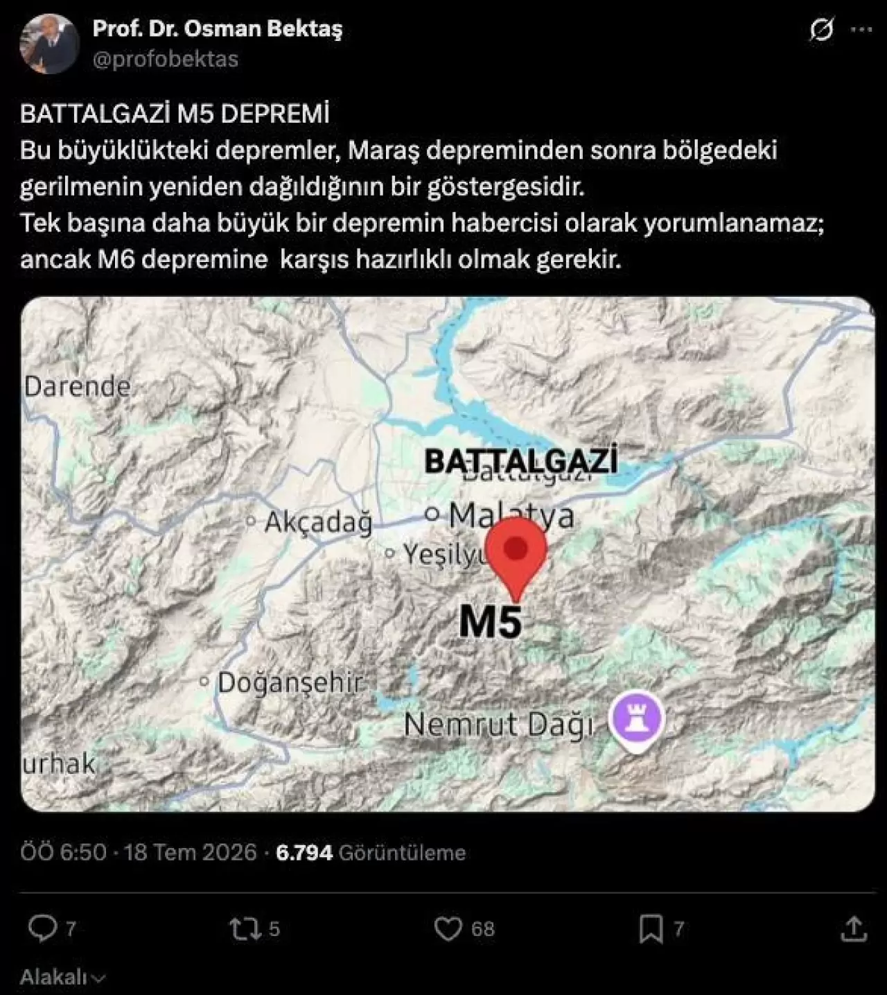 5'lik deprem sonrası uzmanlardan uykuları kaçıracak uyarı: 'M6'ya hazırlıklı olun' 12