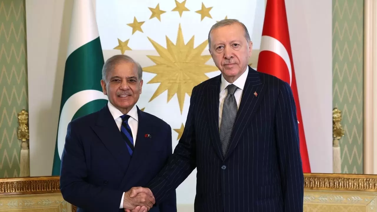 Cumhurbaşkanı Erdoğan'dan Pakistan Başbakanı Şerif'e Vahdettin Köşkü'nde resmi karşılama! 4
